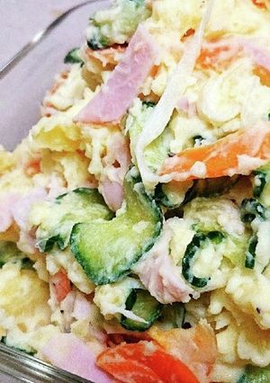 甘くない☆ポテトサラダ☆レンジで簡単☆-レシピのメイン写真