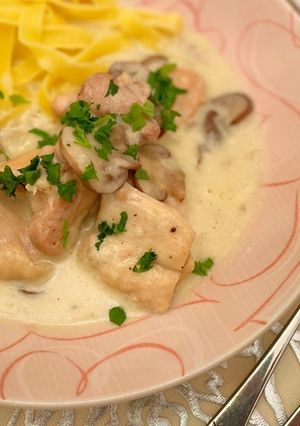 水曜日に元気アップ！チキンのクリーム煮-レシピのメイン写真