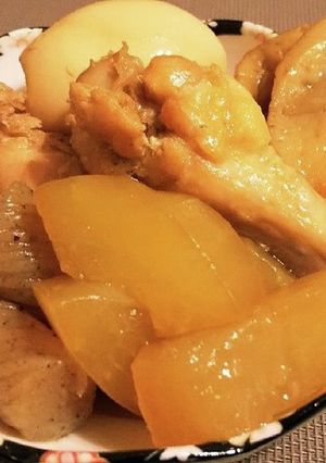 ◆簡単♡とろける瓜と手羽元の煮物◆-レシピのメイン写真