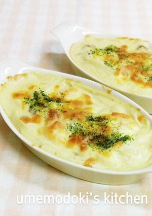 エビ、しめじ、玉葱のグラタン-レシピのメイン写真