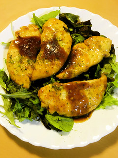 鶏ささみ肉のあまからステーキ-レシピのメイン写真