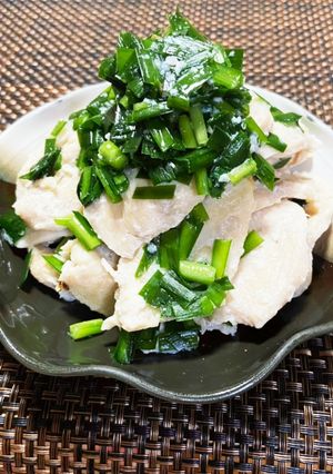 《電子レンジ》鶏胸肉の塩麹蒸し-レシピのメイン写真