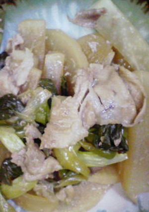 豚肉と大根のポン酢煮-レシピのメイン写真