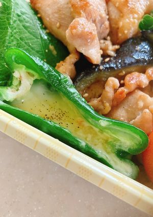 お弁当の隙間に簡単レンジでチーズピーマン-レシピのメイン写真