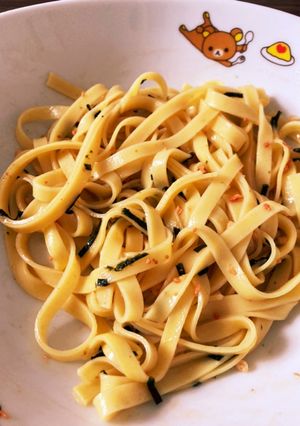 お茶漬けの素でズボラパスタ-レシピのメイン写真
