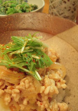 鶏そぼろ丼-レシピのメイン写真