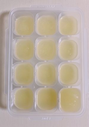 変色無し！離乳食初期　りんご-レシピのメイン写真