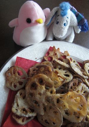 パリパリ！れんこんチップス♪-レシピのメイン写真
