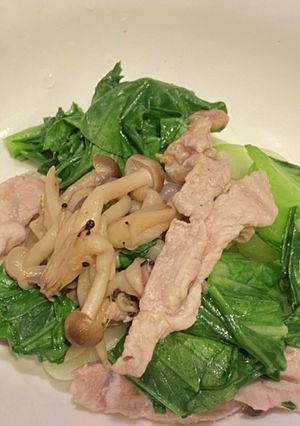 豚肉の生姜焼き風炊き合わせ-レシピのメイン写真