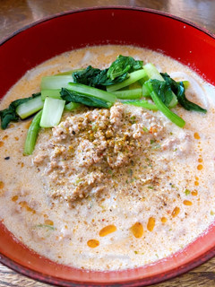 簡単!坦々豆乳うどん(坦々麺)-レシピのメイン写真