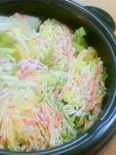 白菜の旨味蒸し鍋 -レシピのメイン写真