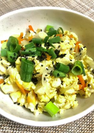簡単！炒り豆腐、水切り無し-レシピのメイン写真