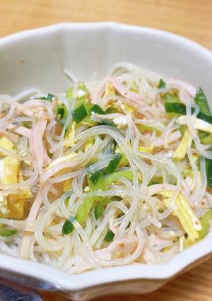 今井家のバンサンスー(中華風春雨サラダ)-レシピのメイン写真