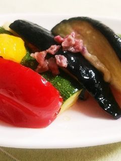 夏野菜のうめこマリネ♡-レシピのメイン写真