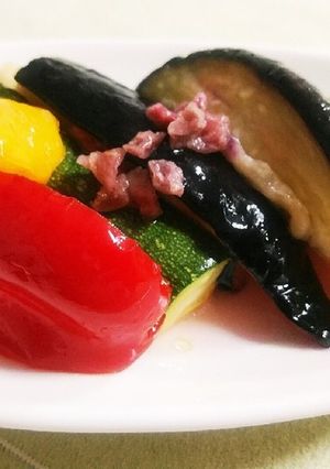 夏野菜のうめこマリネ♡-レシピのメイン写真