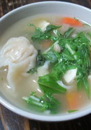 水餃子のスープご飯-レシピのメイン写真