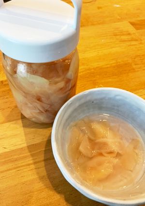 ●らっきょう酢で●新生姜の簡単甘酢漬け-レシピのメイン写真