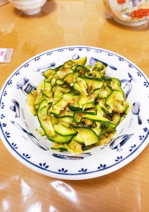 ズッキーニの梅おかか和え-レシピのメイン写真