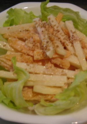 柿+大根+ツナのマヨサラダ-レシピのメイン写真
