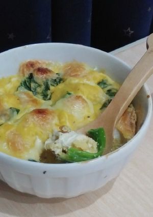 豆腐とほうれん草のなんちゃってキッシュ-レシピのメイン写真