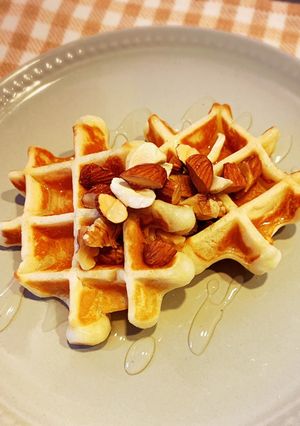 材料3つ!! お豆腐でワッフル-レシピのメイン写真