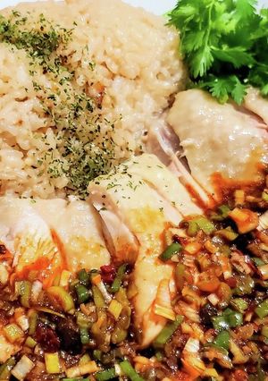 絶品ダレの簡単炊飯カオマンガイ-レシピのメイン写真