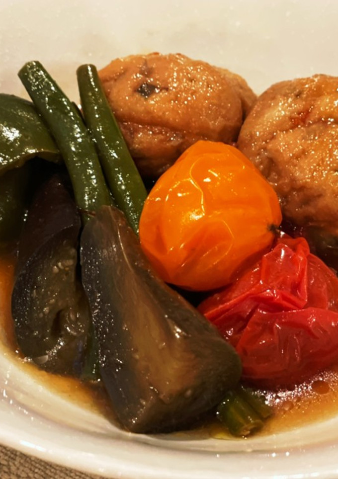 夏野菜とがんもどきの煮浸し-レシピのメイン写真
