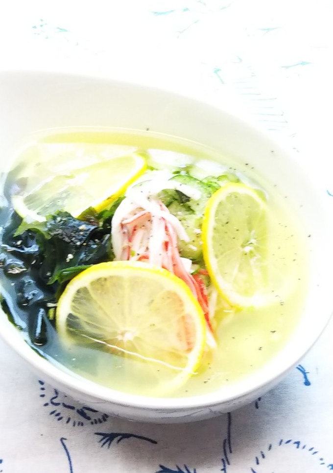 おだしで冷たい塩ラーメン-レシピのメイン写真