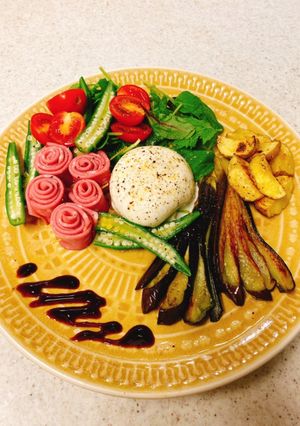 ブッラータチーズのサラダ仕立て-レシピのメイン写真