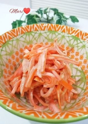 レンジで簡単!人参マヨサラダ-レシピのメイン写真