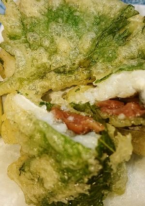 ハモの梅しそ巻き天ぷら♪居酒屋風-レシピのメイン写真