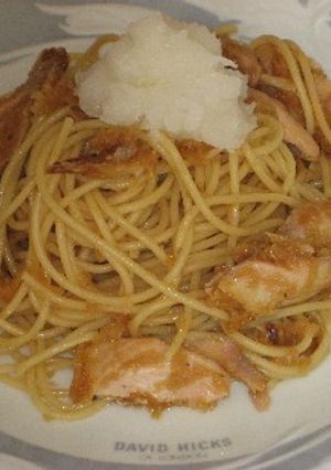 鮭と大根おろしのパスタ-レシピのメイン写真