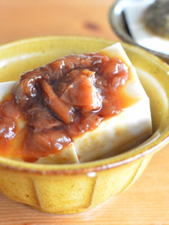副菜♡簡単♡冷奴♡豆腐に梅ポン酢タレ-レシピのメイン写真