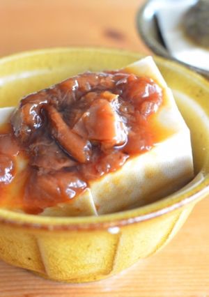 副菜♡簡単♡冷奴♡豆腐に梅ポン酢タレ-レシピのメイン写真