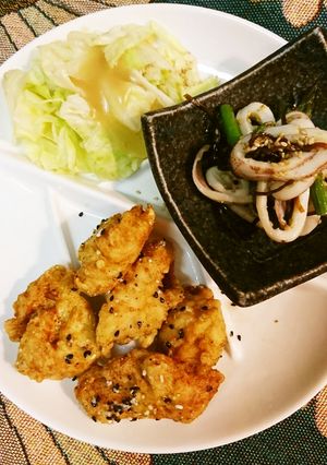 鶏唐にゴマ塩粉山椒-レシピのメイン写真