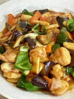 鶏肉とナスのとろーりチーズ炒め-レシピのメイン写真