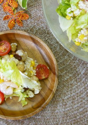えびと豆の玄米ライスサラダ-レシピのメイン写真