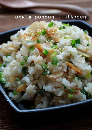ホッケと梅の炒めご飯♫-レシピのメイン写真