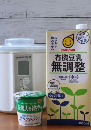 記憶ケアヨーグルトで豆乳ヨーグルト-レシピのメイン写真