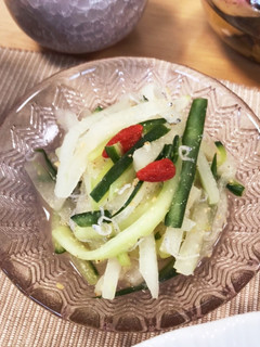 【梅雨の薬膳】湿をとばす冬瓜の胡麻酢和え-レシピのメイン写真
