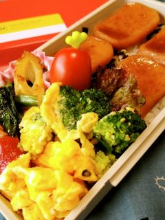 男子高校生お弁当(35)スパム丼-レシピのメイン写真