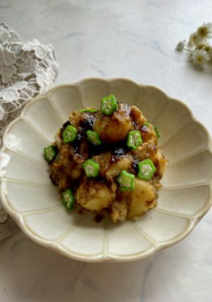 ハマるおいしさ！ジャガバタ海苔の佃煮和え-レシピのメイン写真