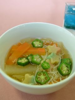 オクラの七夕スープ-レシピのメイン写真