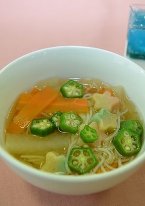 オクラの七夕スープ-レシピのメイン写真