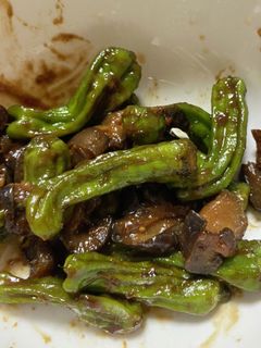 ナスとししとうの味噌炒め-レシピのメイン写真