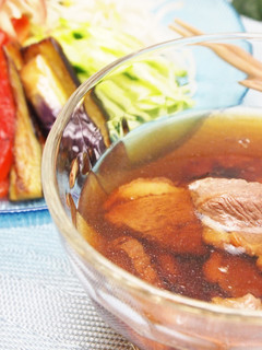 夏野菜たっぷりの鴨つけ素麺-レシピのメイン写真