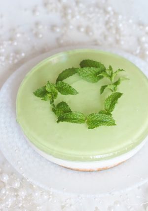 ミントレアチーズケーキ-レシピのメイン写真