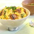 ウナギと油揚げの卵丼