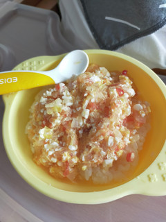 【離乳食完了期】茹で卵と野菜のっけ丼-レシピのメイン写真