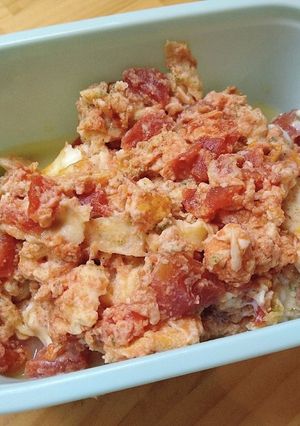 トマト入りスクランブルエッグ-レシピのメイン写真